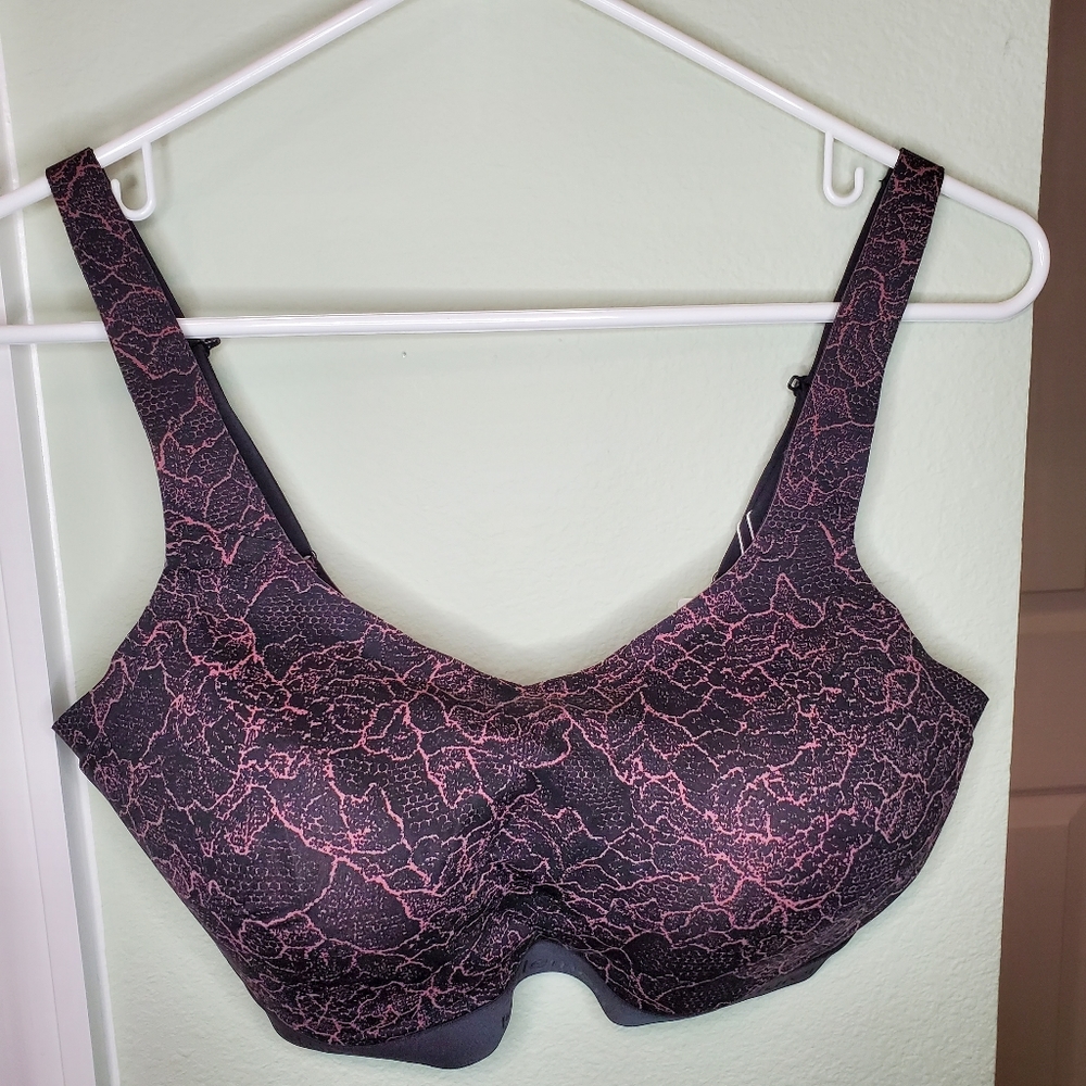 Nwt lululemon lacescape spanish rose black floral fine form bra size 32C 32E 38C - Picture 5 of 10